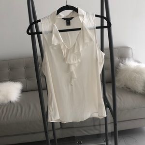 White House black market silk tank
